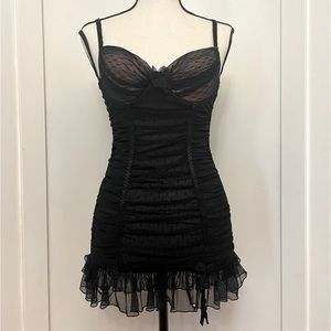 GUC Victoria’s Secret outfit with garters